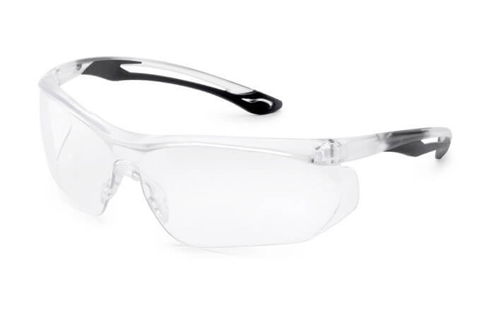 Parallax Clear Frame/Black Temples/Clear fX2 Anti-Fog Lens
