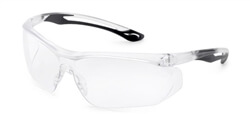 Parallax Clear Frame/Black Temples/Clear Lens