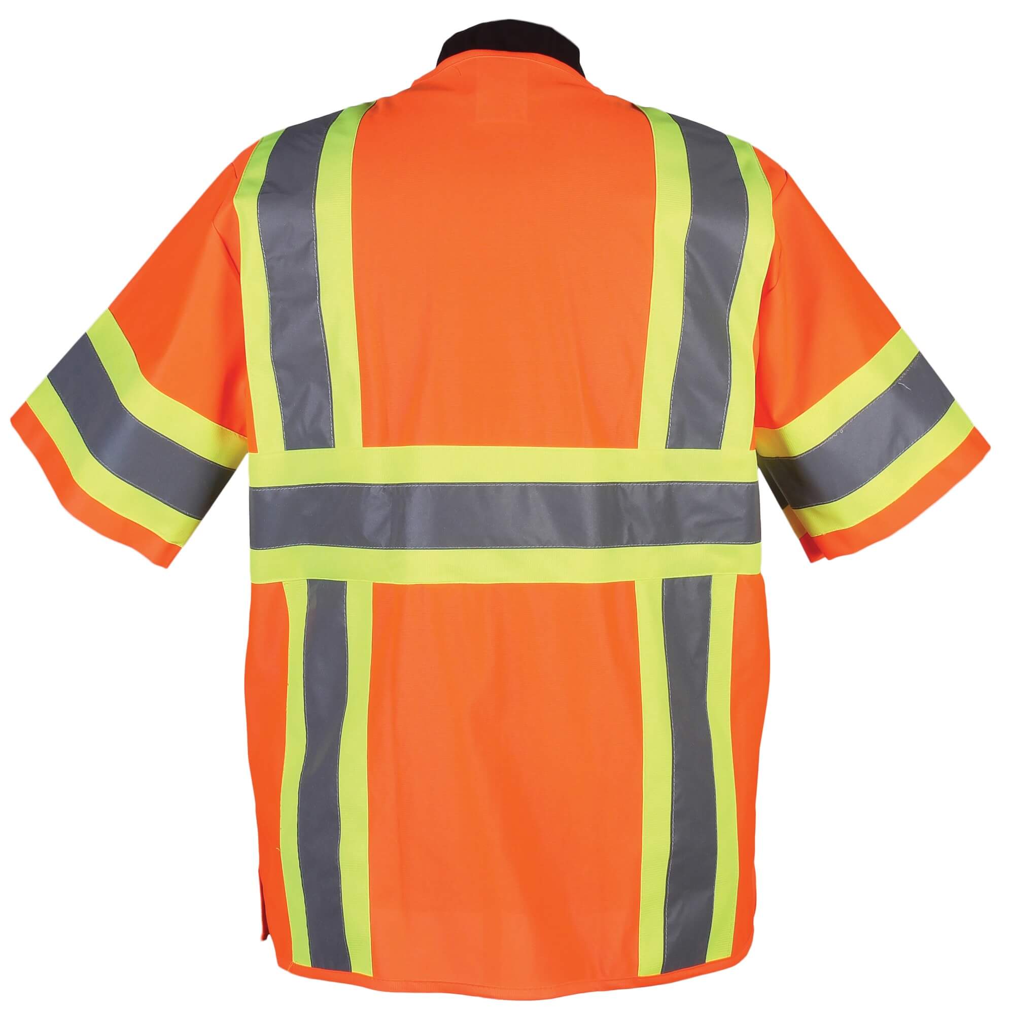 Contrast High Viz Lime Mesh Vest