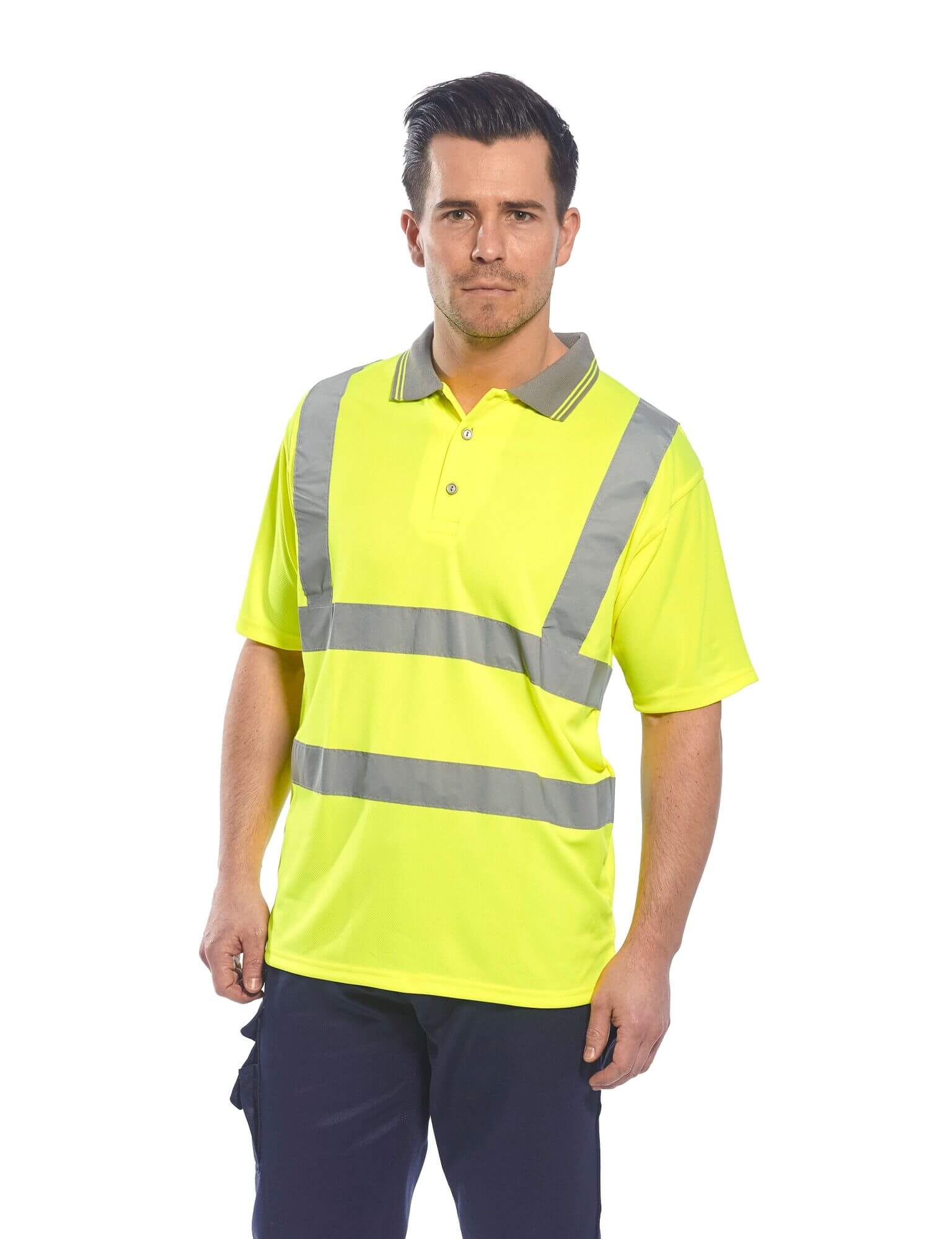Hi-Vis Short Sleeve Polo Shirt