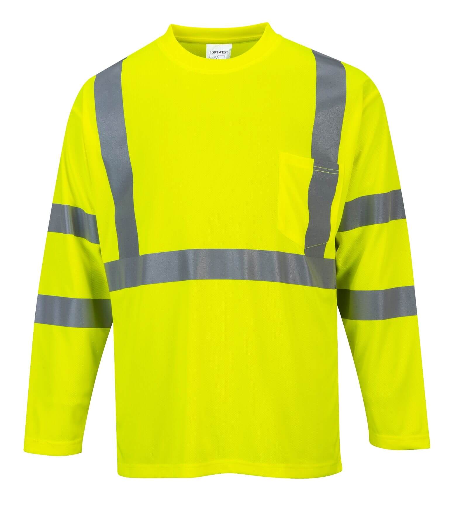 Hi Vis Long Sleeve Pocket T-Shirt