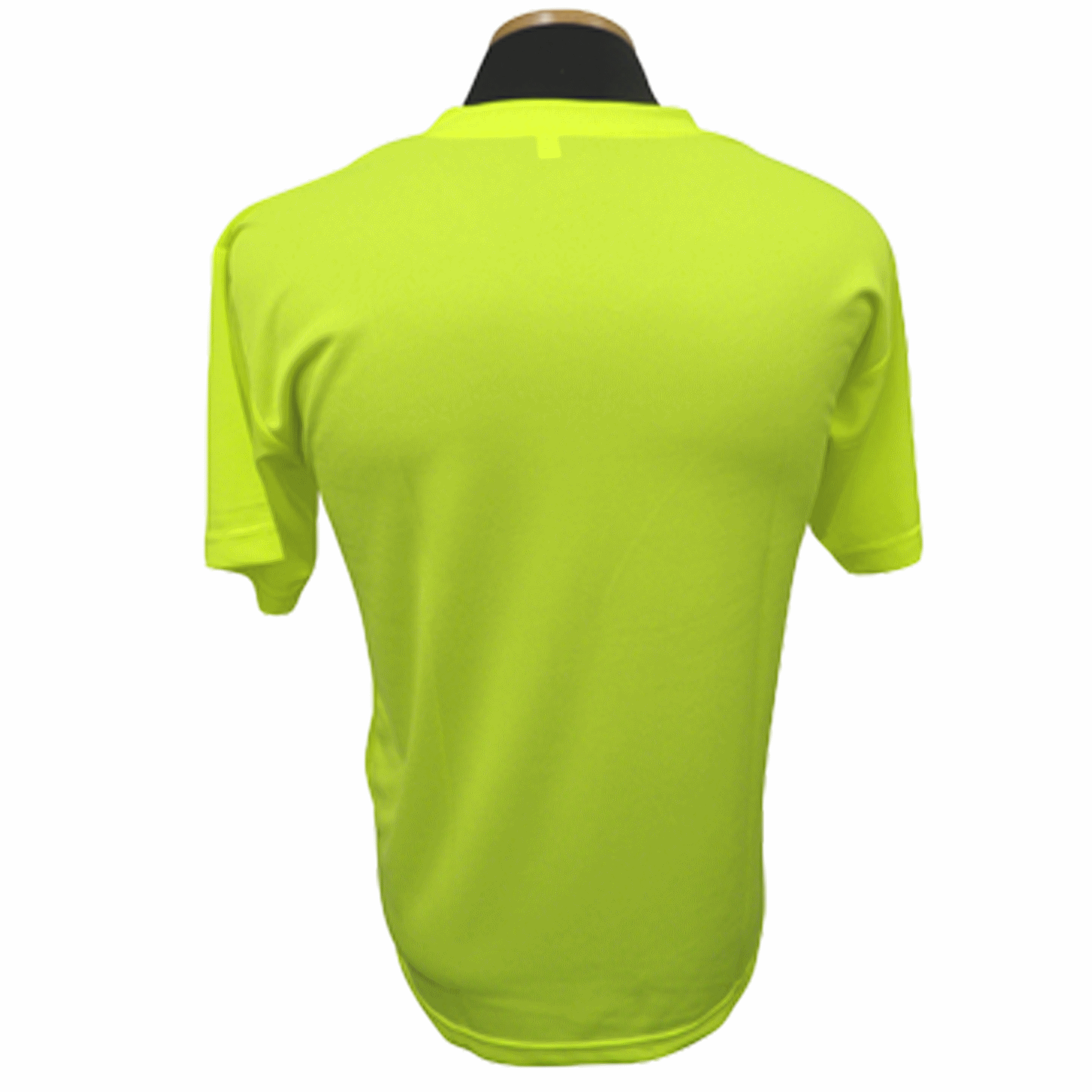 High Viz V Neck Short Sleeve T Shirt  WO Tape