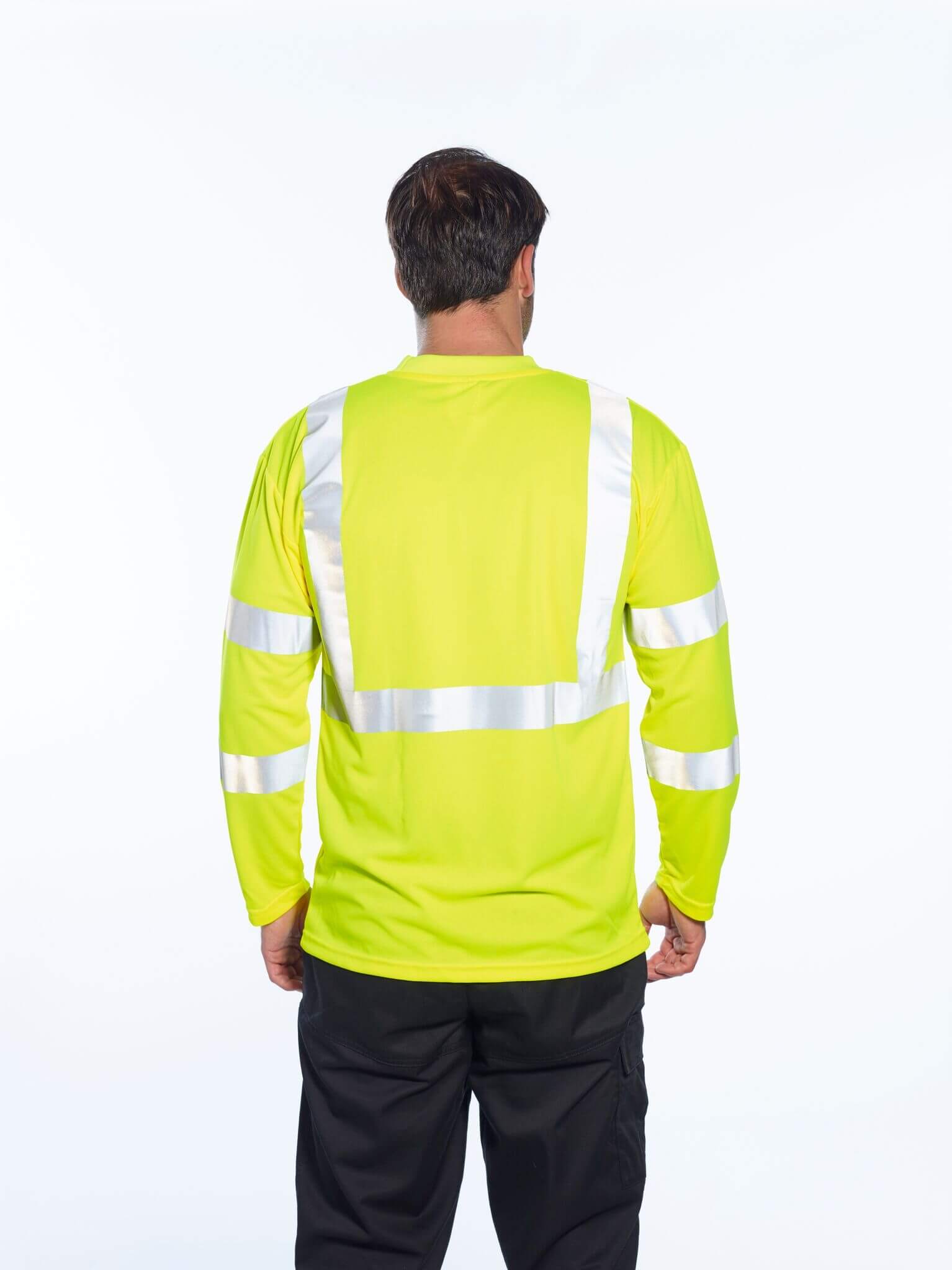 Hi Vis Long Sleeve Pocket T-Shirt