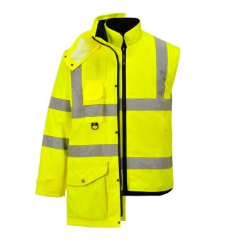 7 in 1 High Visibility Traffic Jacket, PS427