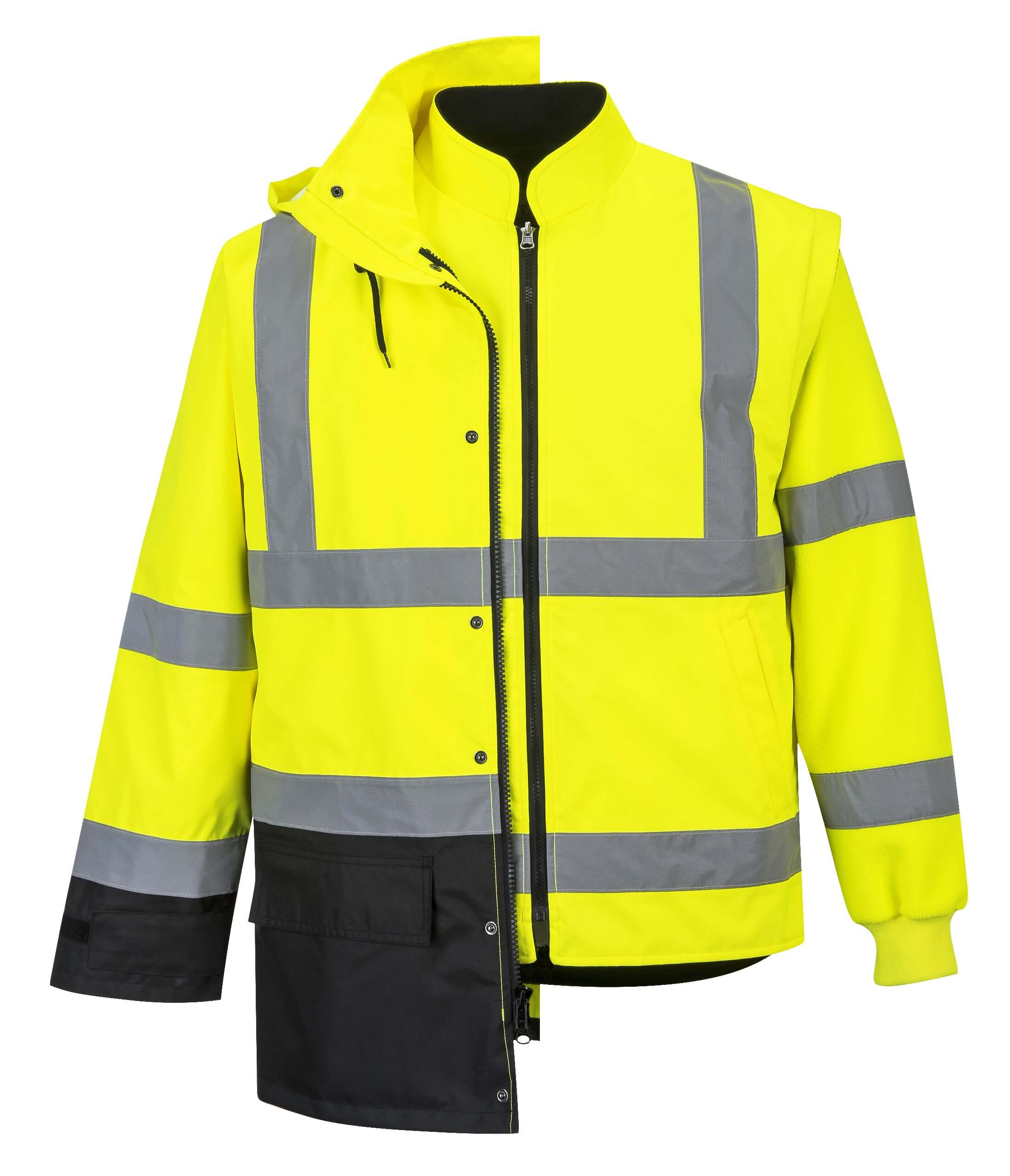 5 in 1 High Visibility Traffic Jacket, PS768
