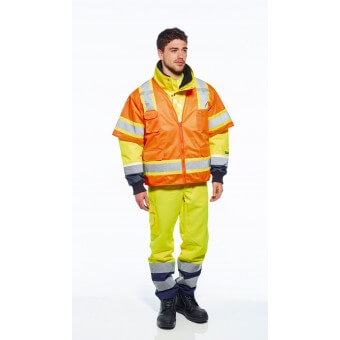 Lucea Sleeved Hi-Vis Vest, Class 3