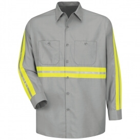 Reflective Industrial Work Shirt (Long Sleeve)