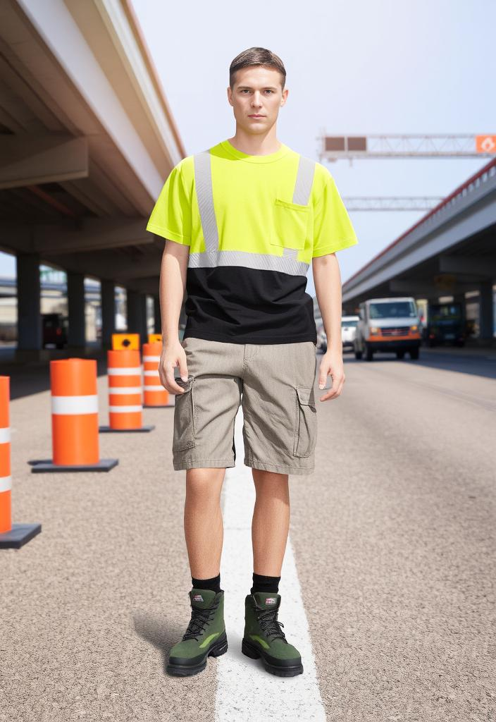 Hi-Vis 100% Short Sleeve Cotton T-Shirt