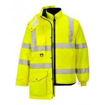 7 in 1 High Visibility Traffic Jacket, PS427