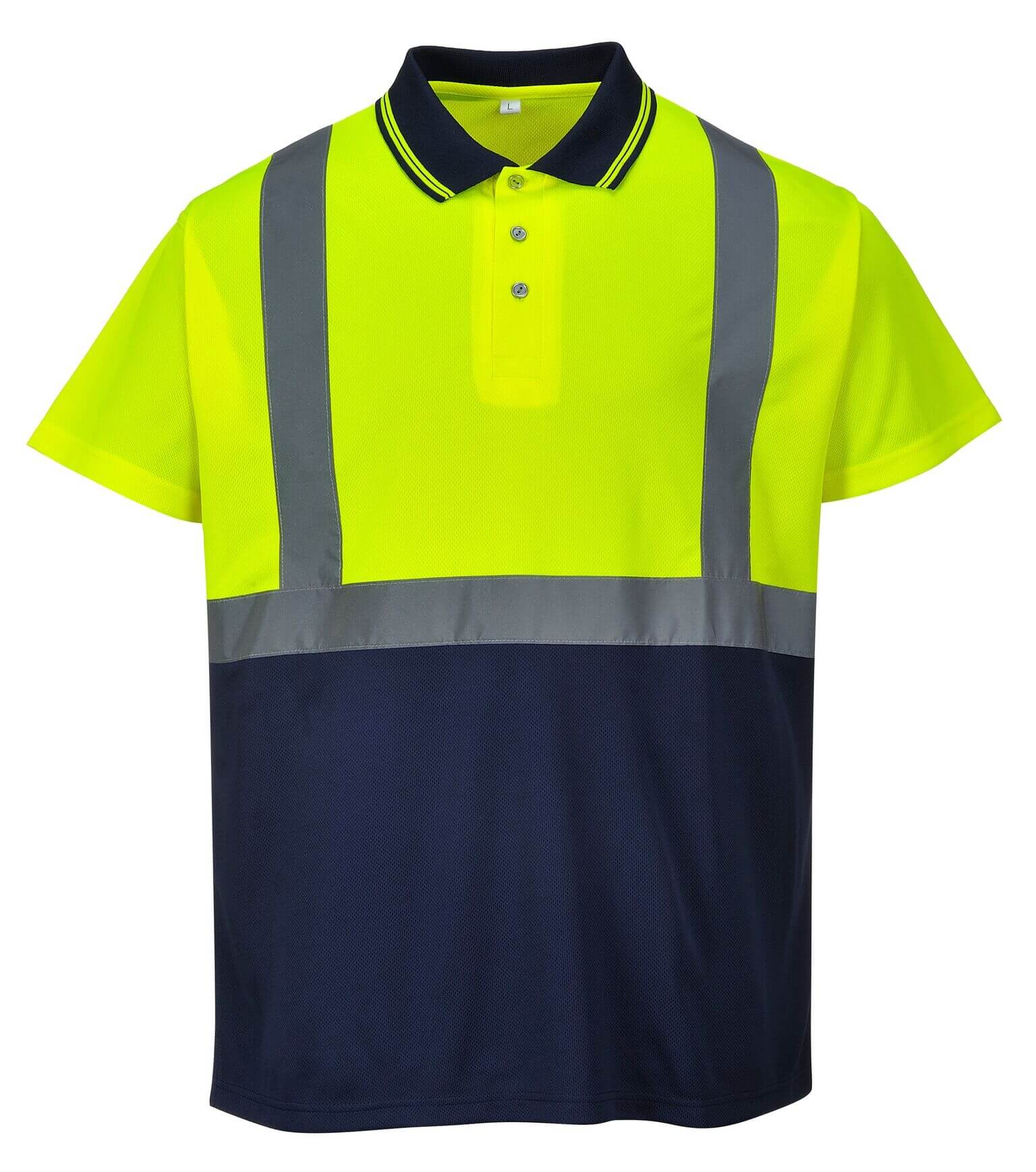 Hi Visibility Two-Tone Polo Shirt