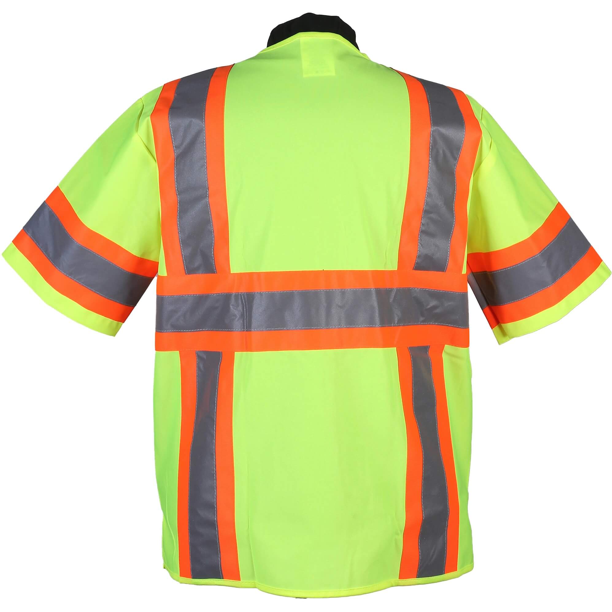 Contrast High Viz Lime Vest