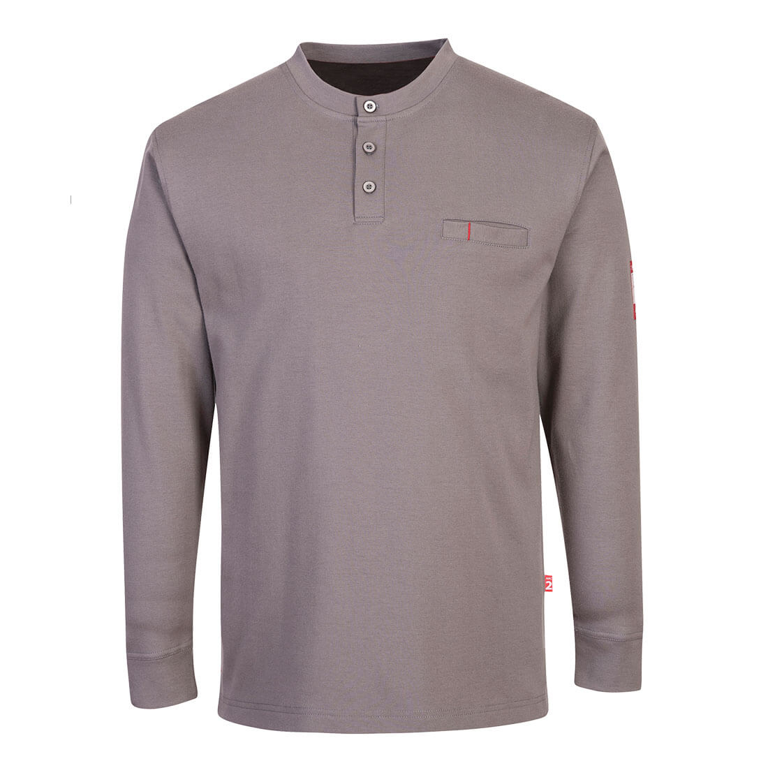 Flame Resistant (FR) Antistatic Henley, 7 oz