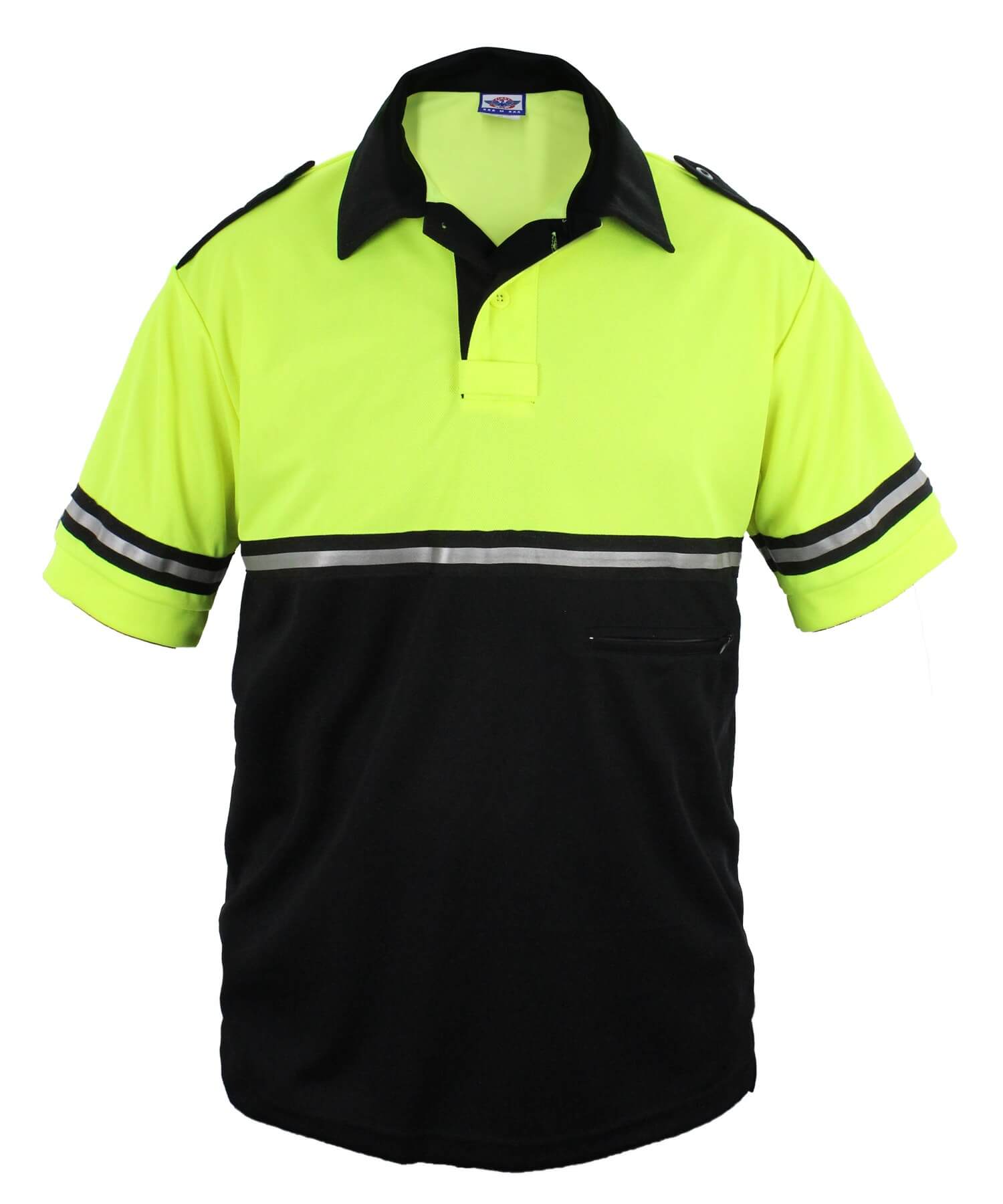 Two Tone Biker Patrol Polo Shirt