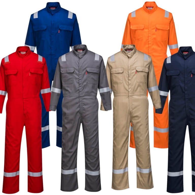 Flame Resistant 88/12 Coverall, PFR94 | coveralls | LARGE | Grey | PFR94.18