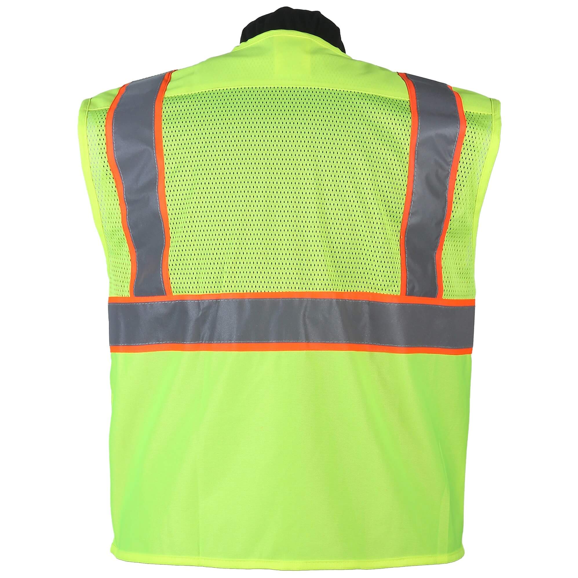 CONTRAST HIGH VIZ LIME VEST