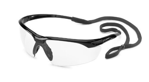 Conqueror ® Black Frame, Clear Anti-Fog Lens