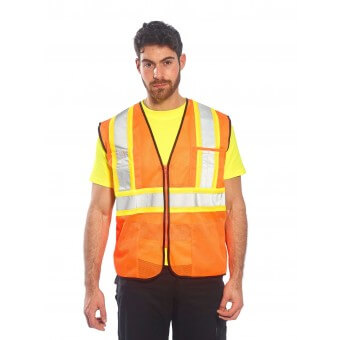 Contrast Tape Safety Vest Class 2 Type R