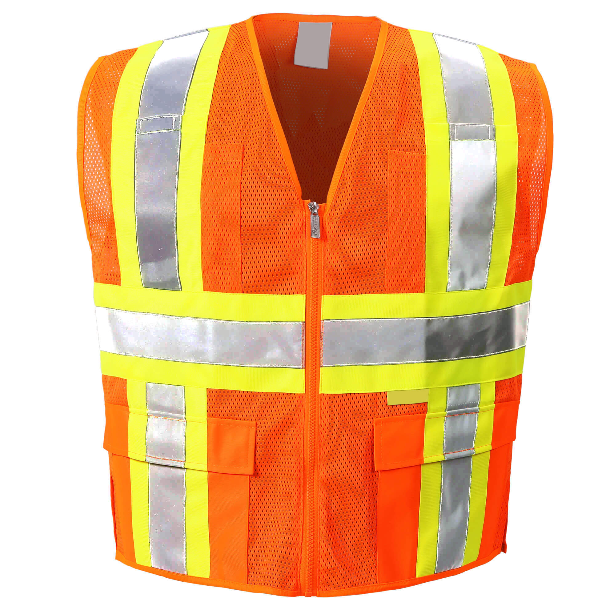 CONTRAST HIGH VIZ LIME VEST