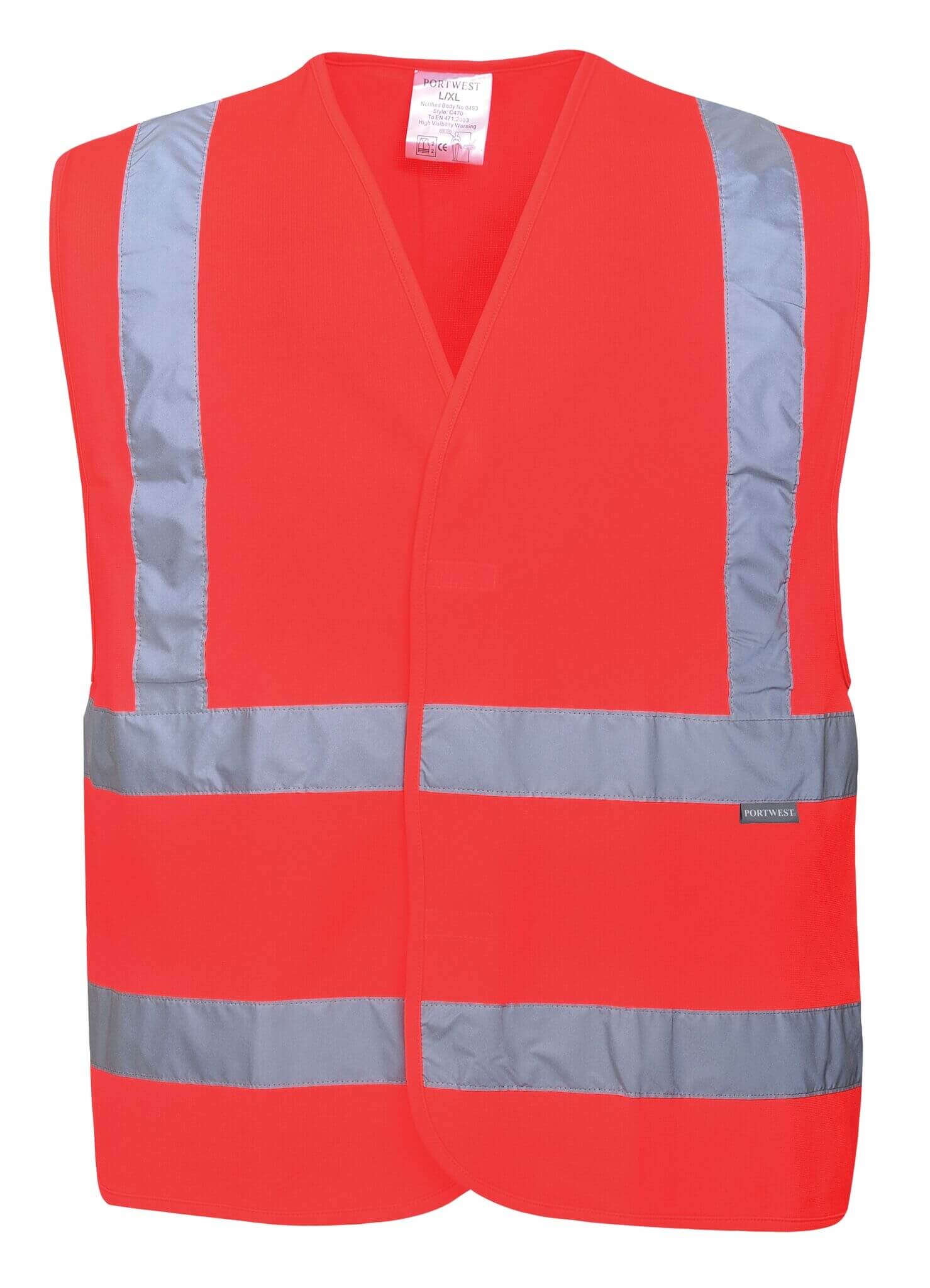 Hi-Vis Two Band & Brace Safety Vest