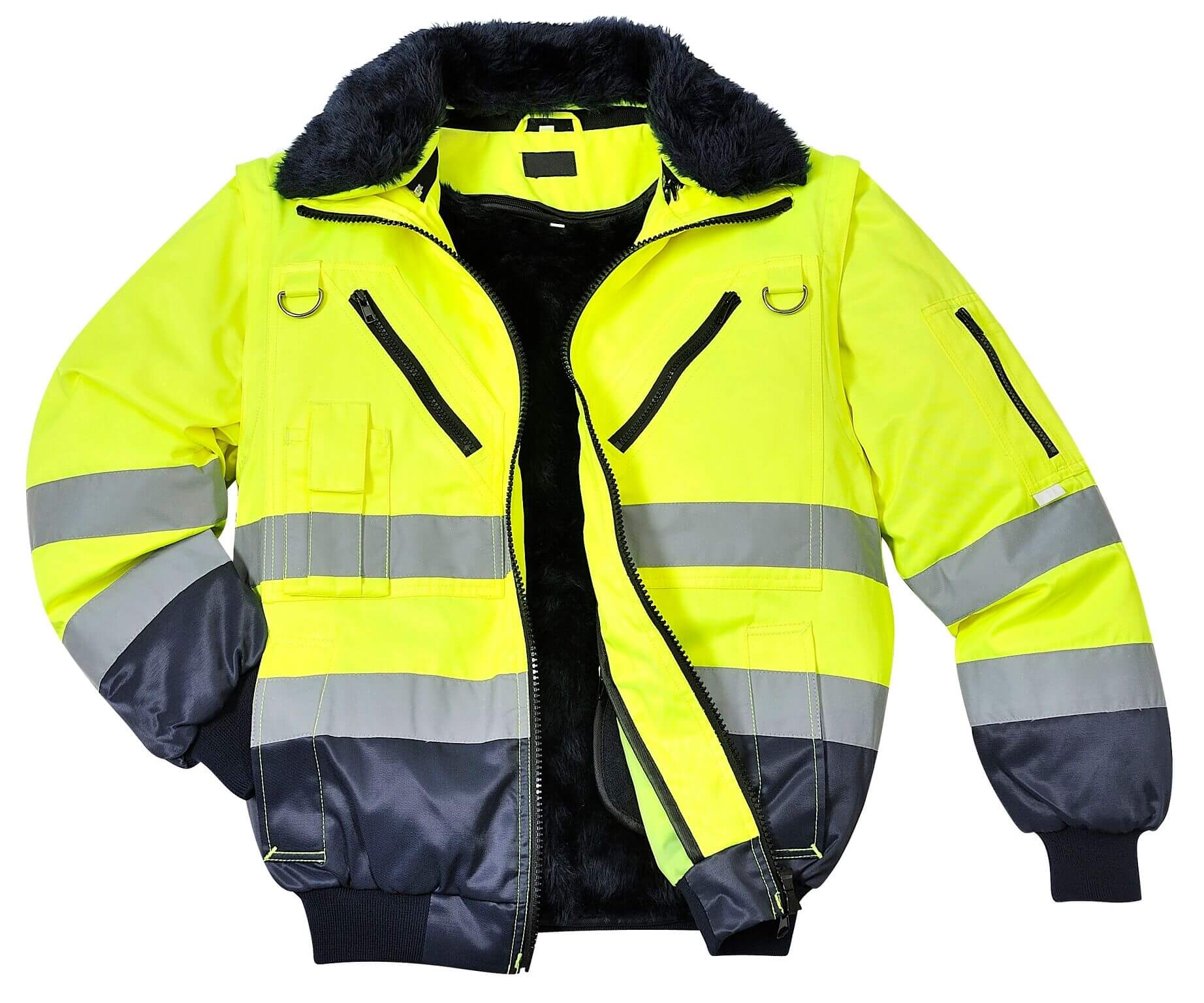 Hi Vis Pilot Jacket, 3-in-1 Class 3