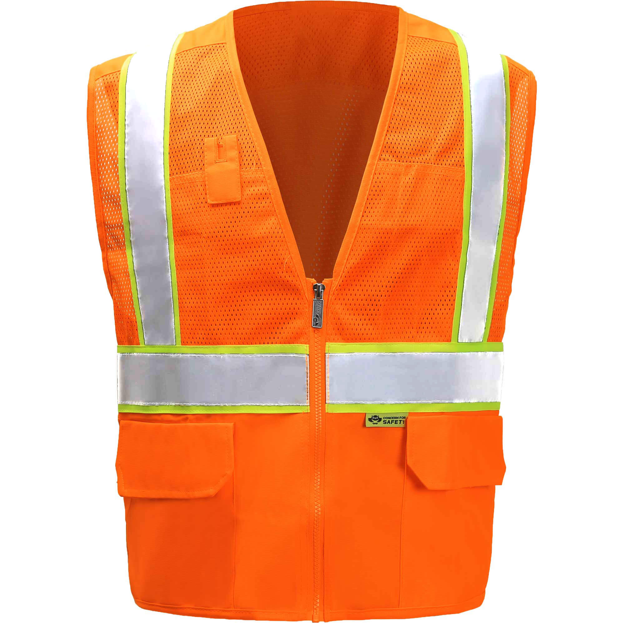 CONTRAST HIGH VIZ LIME VEST