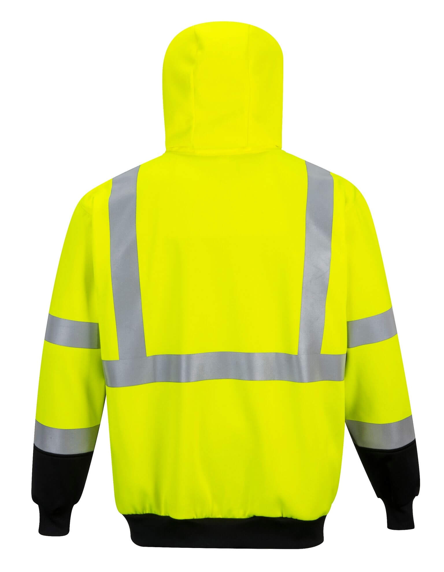 Hi-Vis Two-Tone Zipped Hoodie