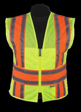 MINNESOTA HIGH VIZ LIME MESH VEST