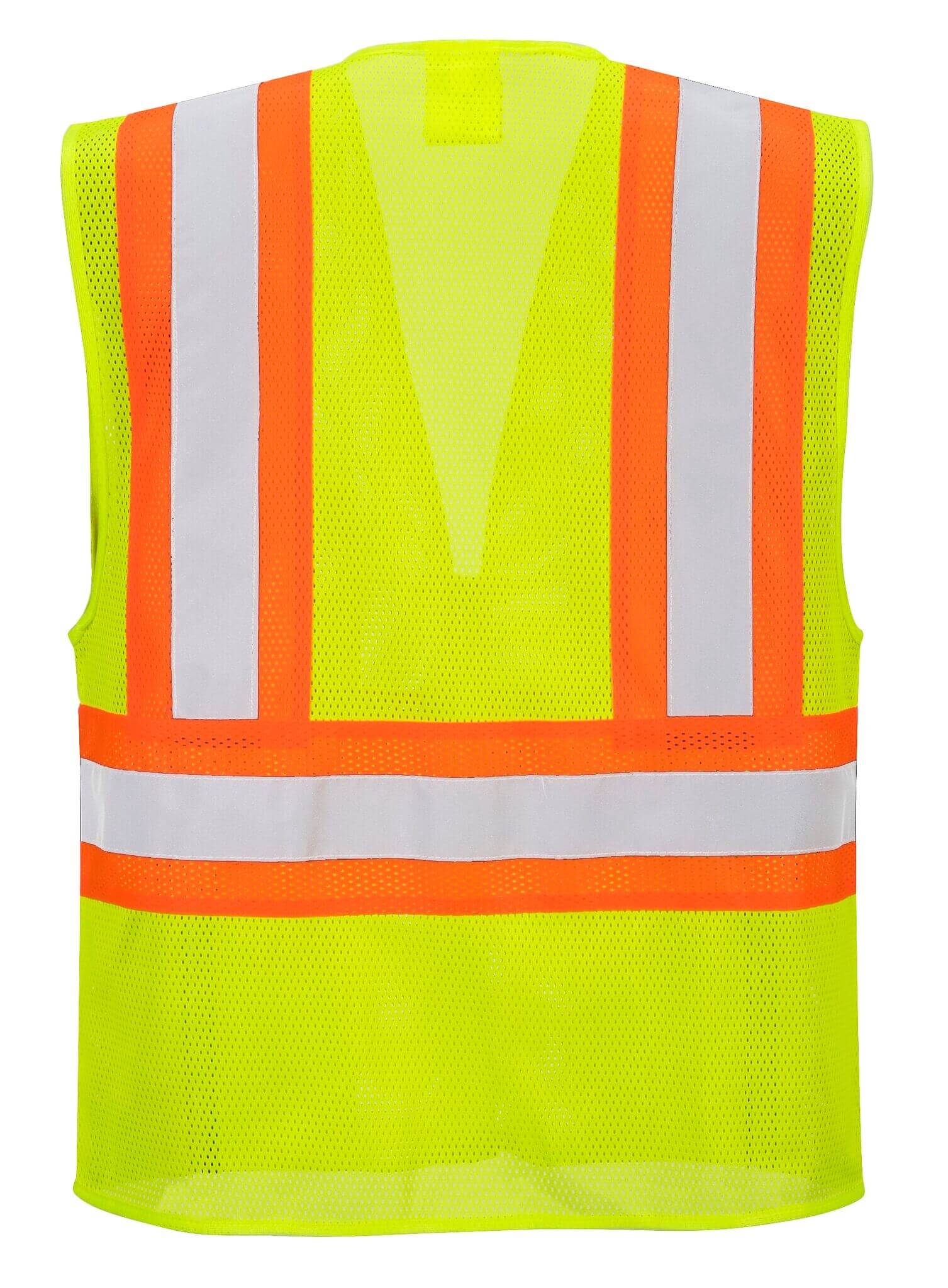 Full Mesh Contrast Hi-Vis Mesh Vest