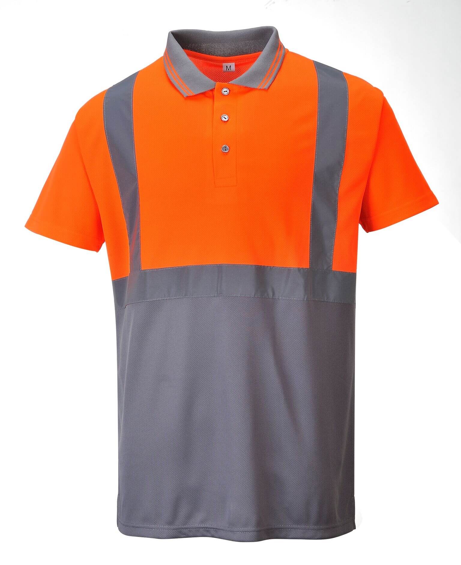 Hi Visibility Two-Tone Polo Shirt