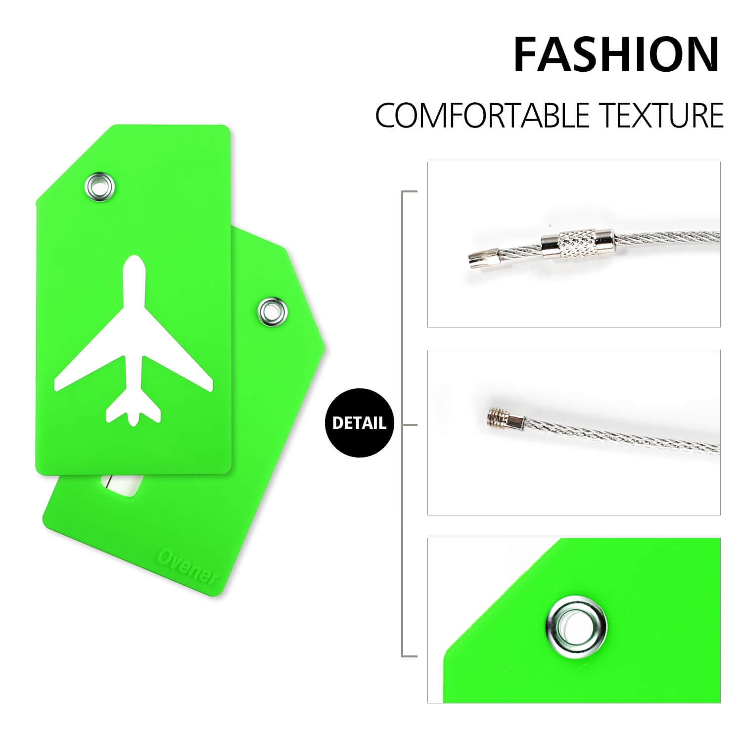 Durable Silicone Luggage Tag