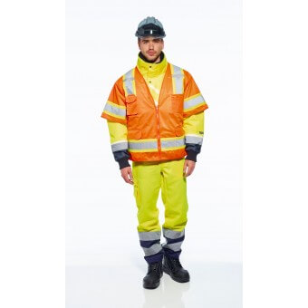 Lucea Sleeved Hi-Vis Vest, Class 3