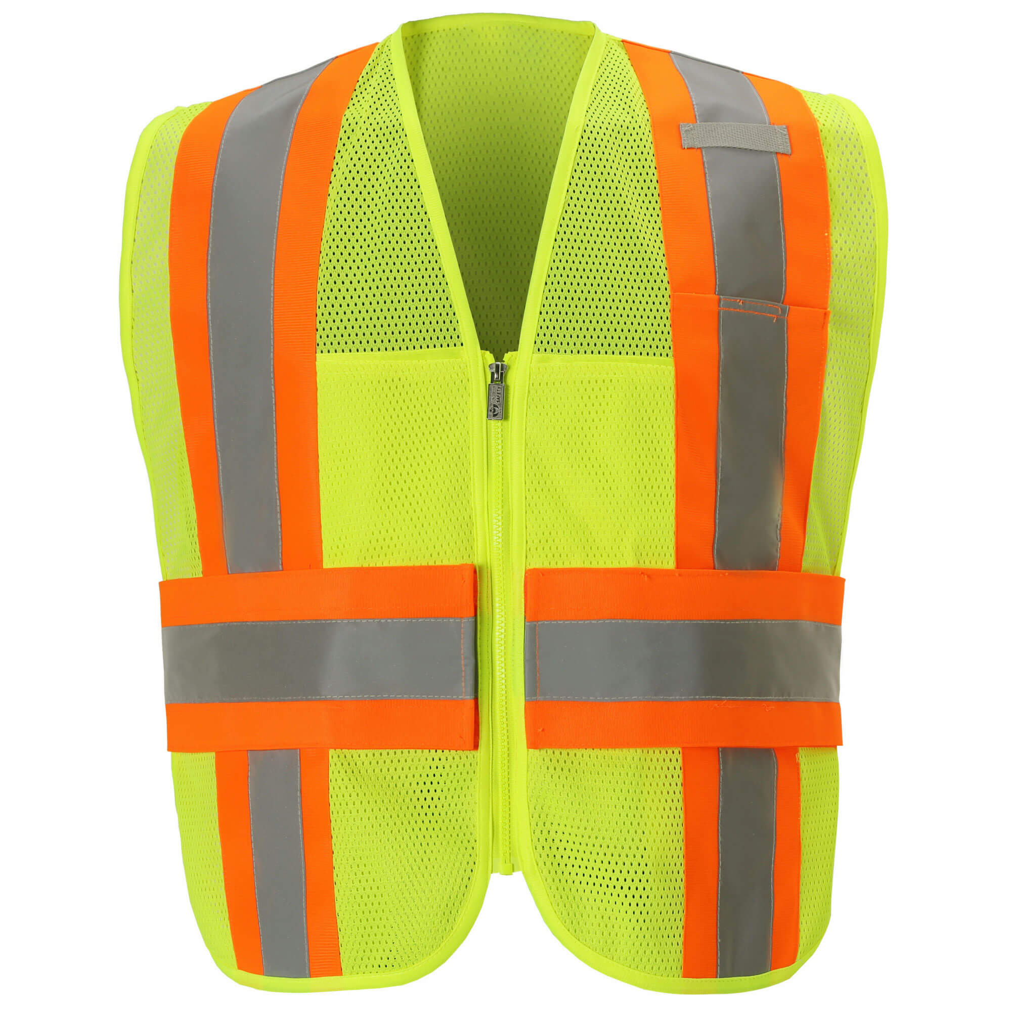 CONTRAST DOT STYLE LIME MESH VEST