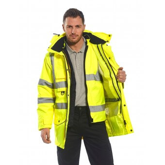 7 in 1 High Visibility Traffic Jacket, PS427