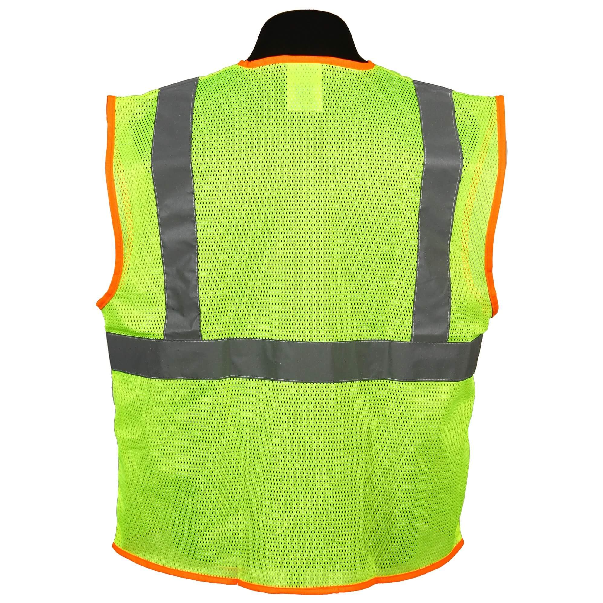 ECONOMY SAFETY LIME MESH VEST