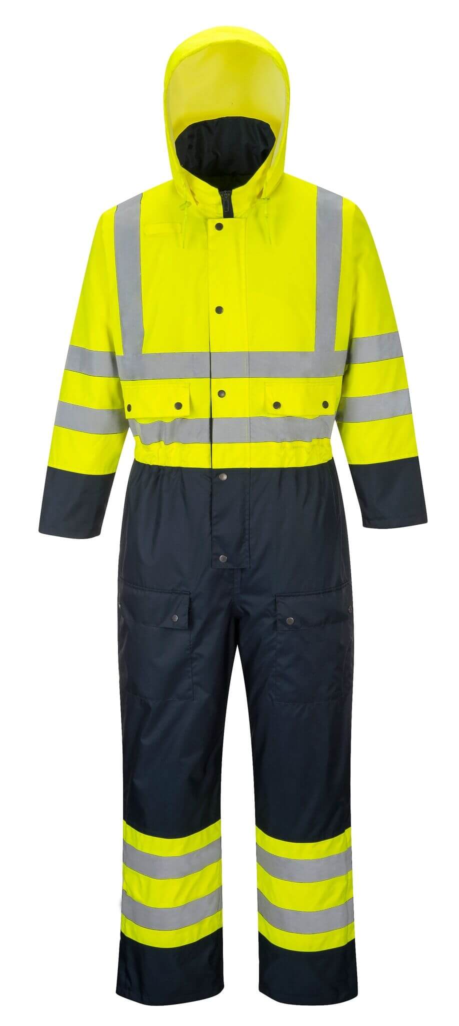 Insulated High Visibility Contrast Coverall, PS485