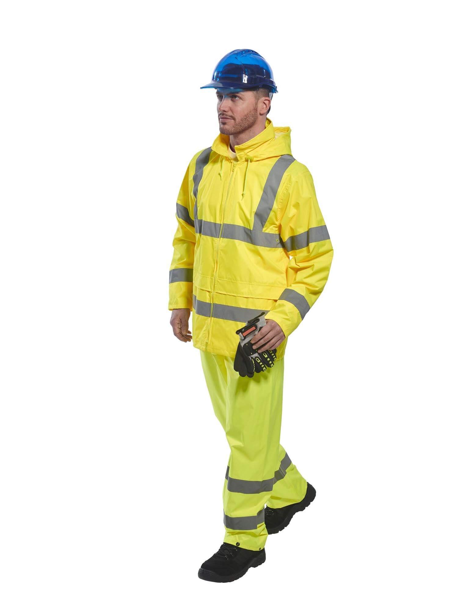 Hi Vis Rain Jacket, Class 3