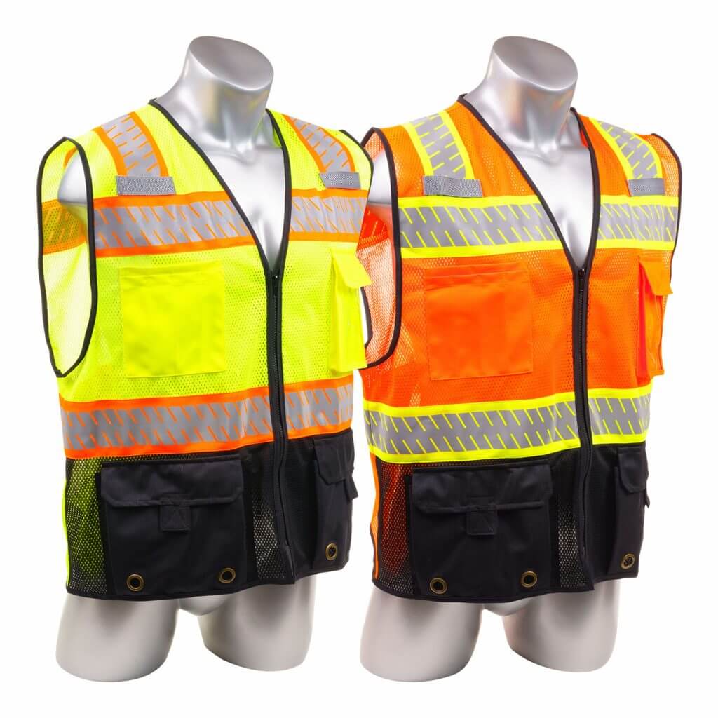 Contrast Mesh Safety Vest PSV2339