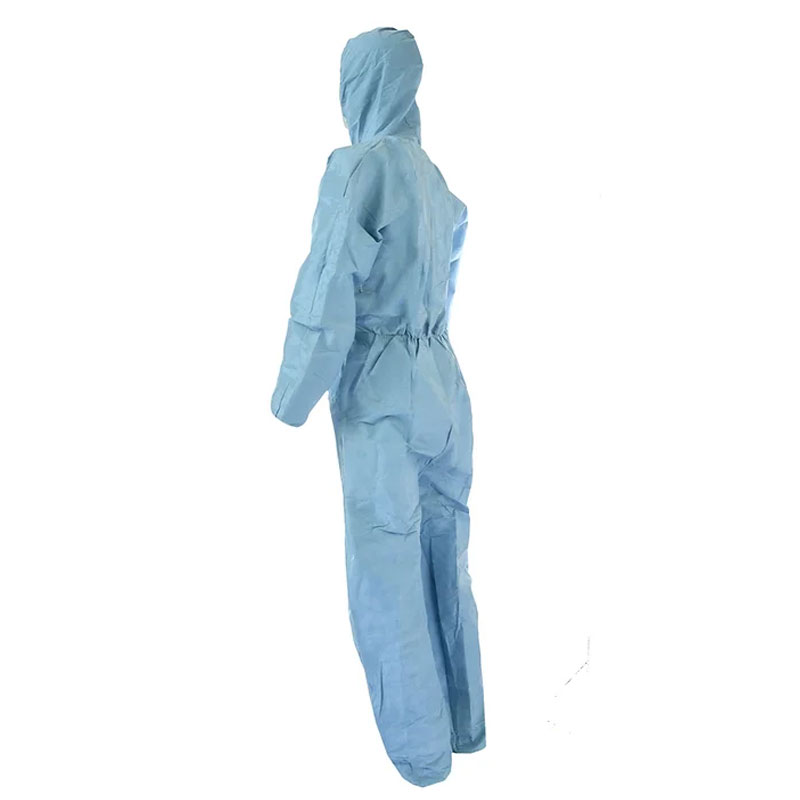 FR Disposable Fire Resistant Coverall. Attached Hood, Elastic Wrist and Ankles. S-6XLFR