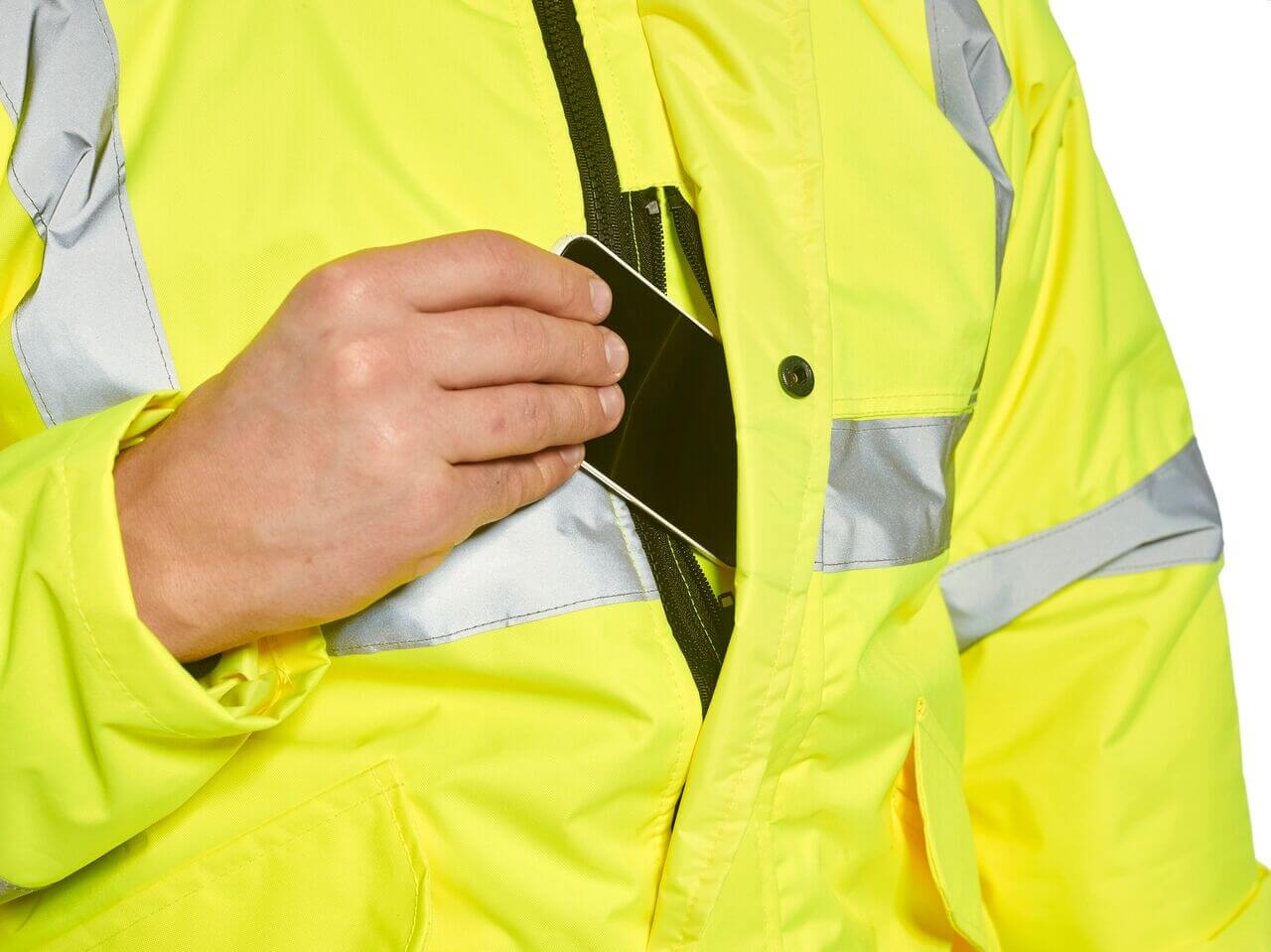 Hi Vis Bomber Jacket, Class 3