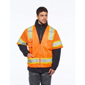 Lucea Sleeved Hi-Vis Vest, Class 3