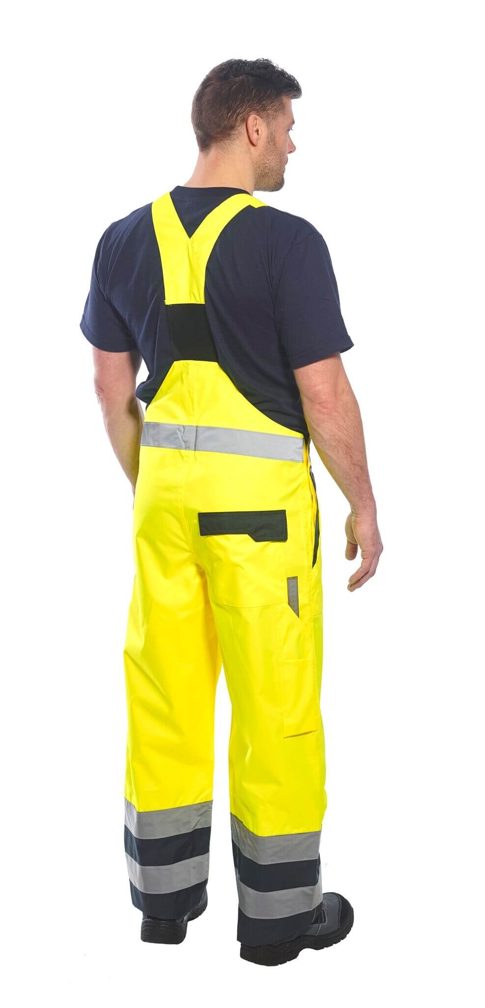 Contrast Bib & Brace - Lined