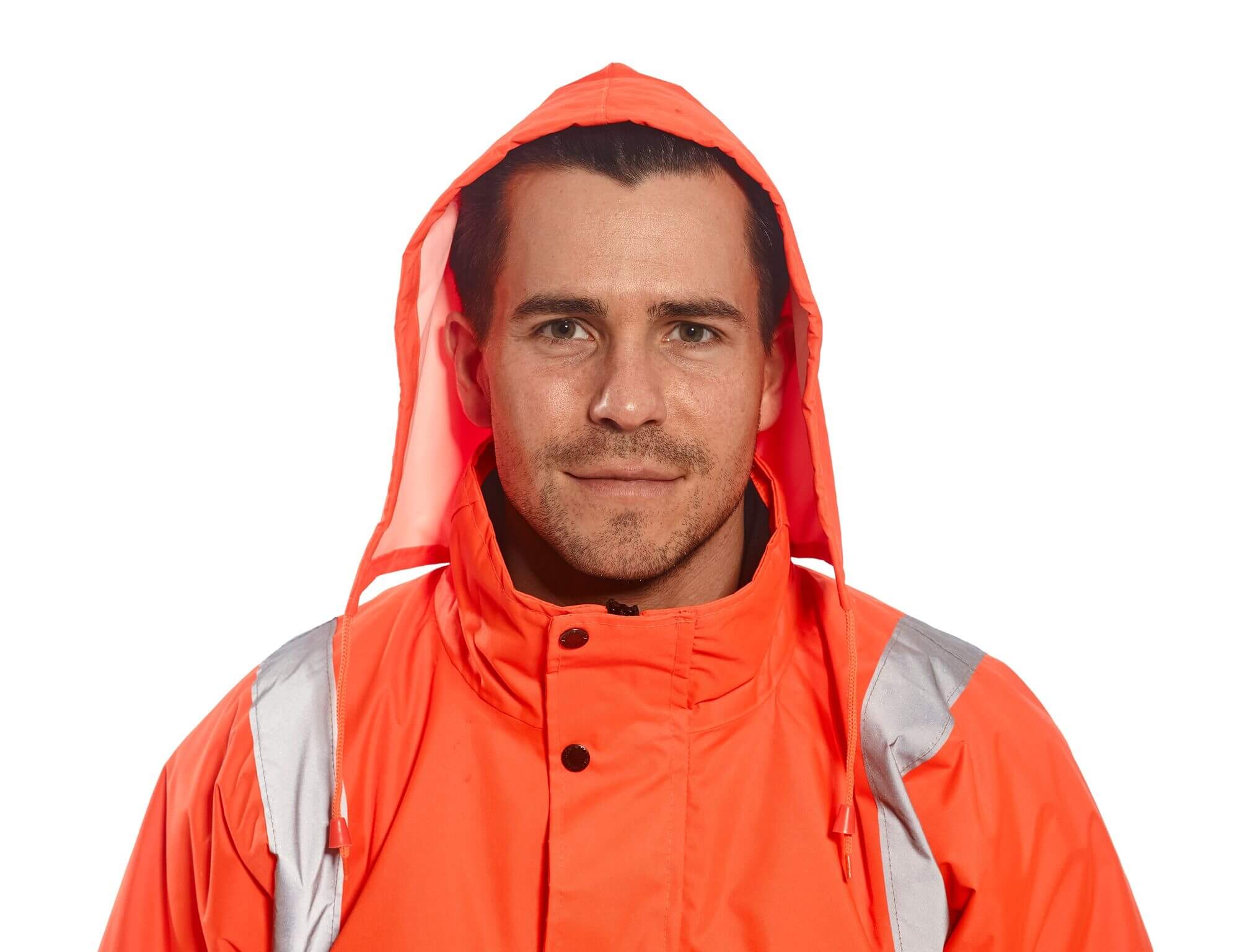 High Visibility Orange Bomber Jacket