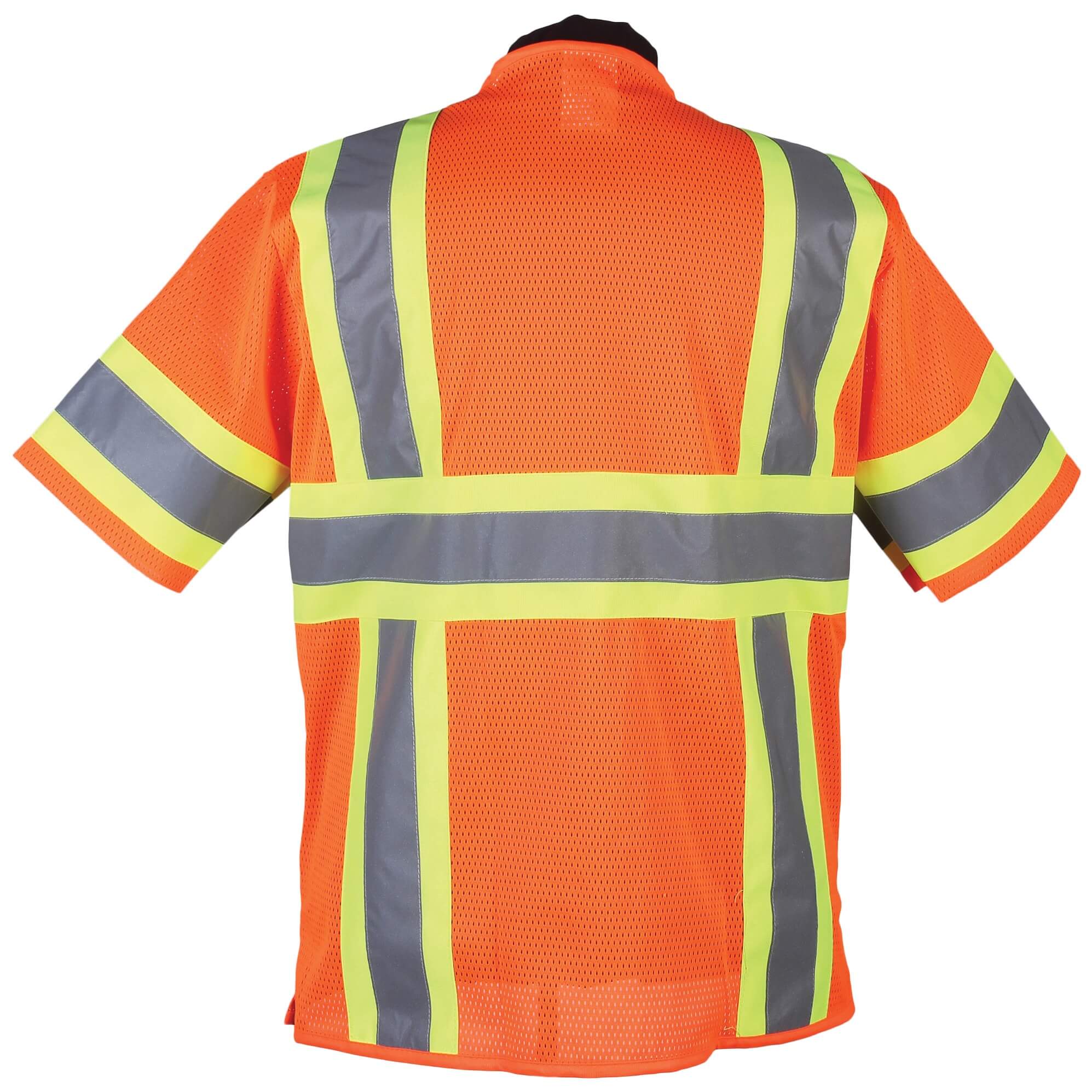 Contrast High Viz Orange Vest