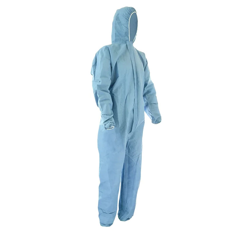 FR Disposable Fire Resistant Coverall. Attached Hood, Elastic Wrist and Ankles. S-6XLFR