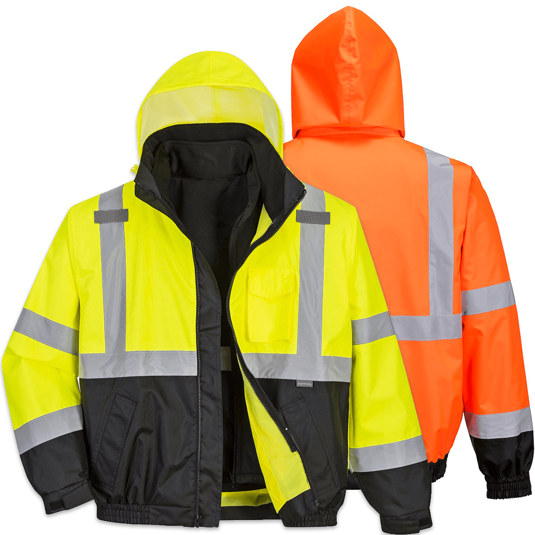 Hi-Vis Premium Bomber Jacket, 3-in-1