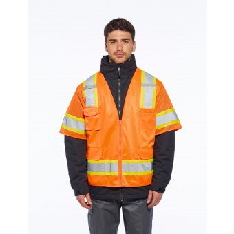 Lucea Sleeved Hi-Vis Vest, Class 3