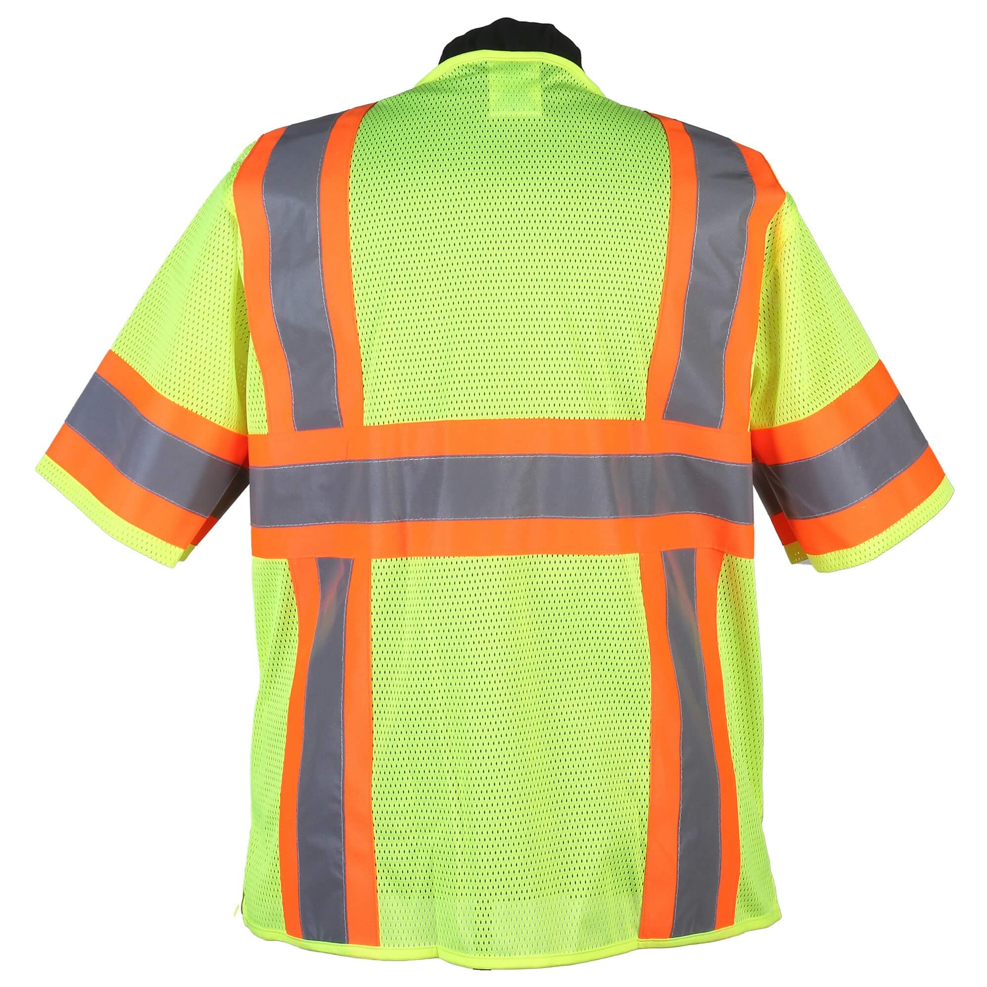 Contrast High Viz Orange Vest