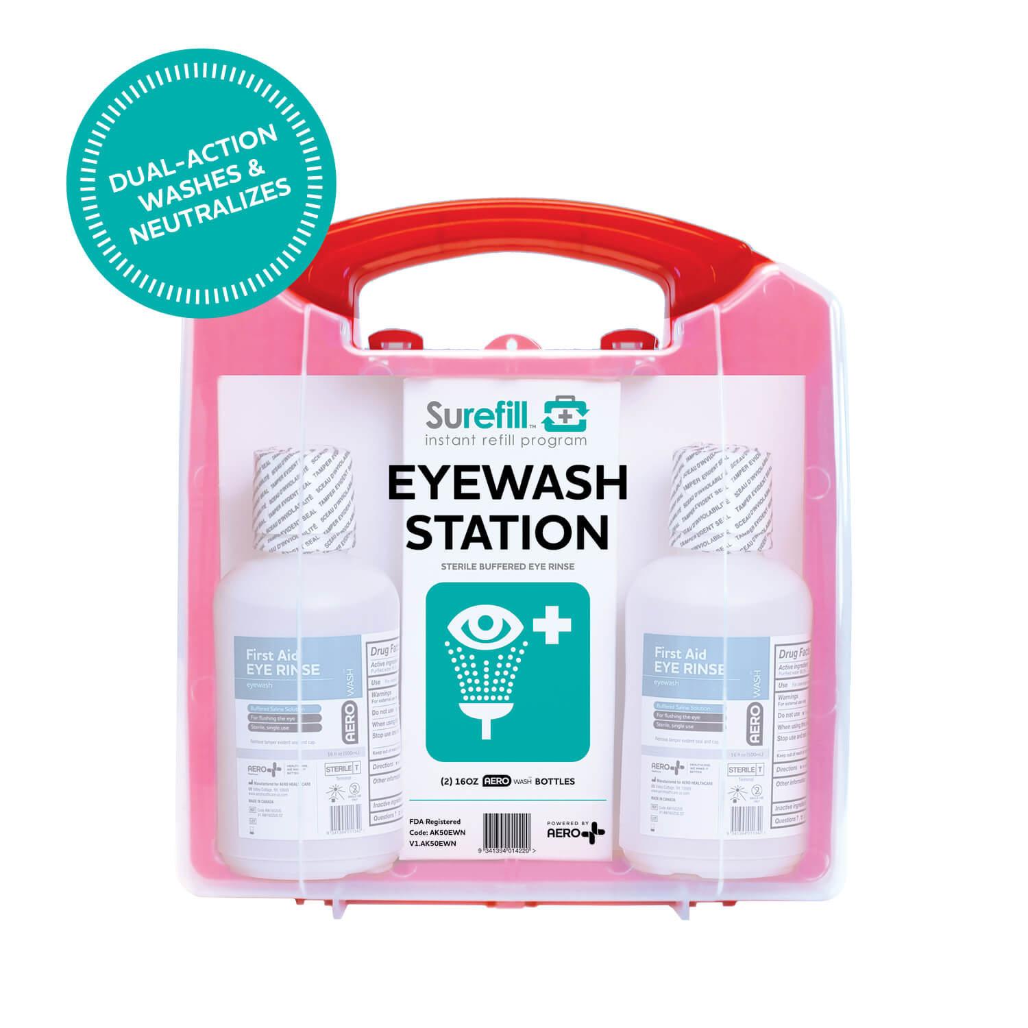 Surefill™ Emergency Eyewash Station 50 Series - Private Label