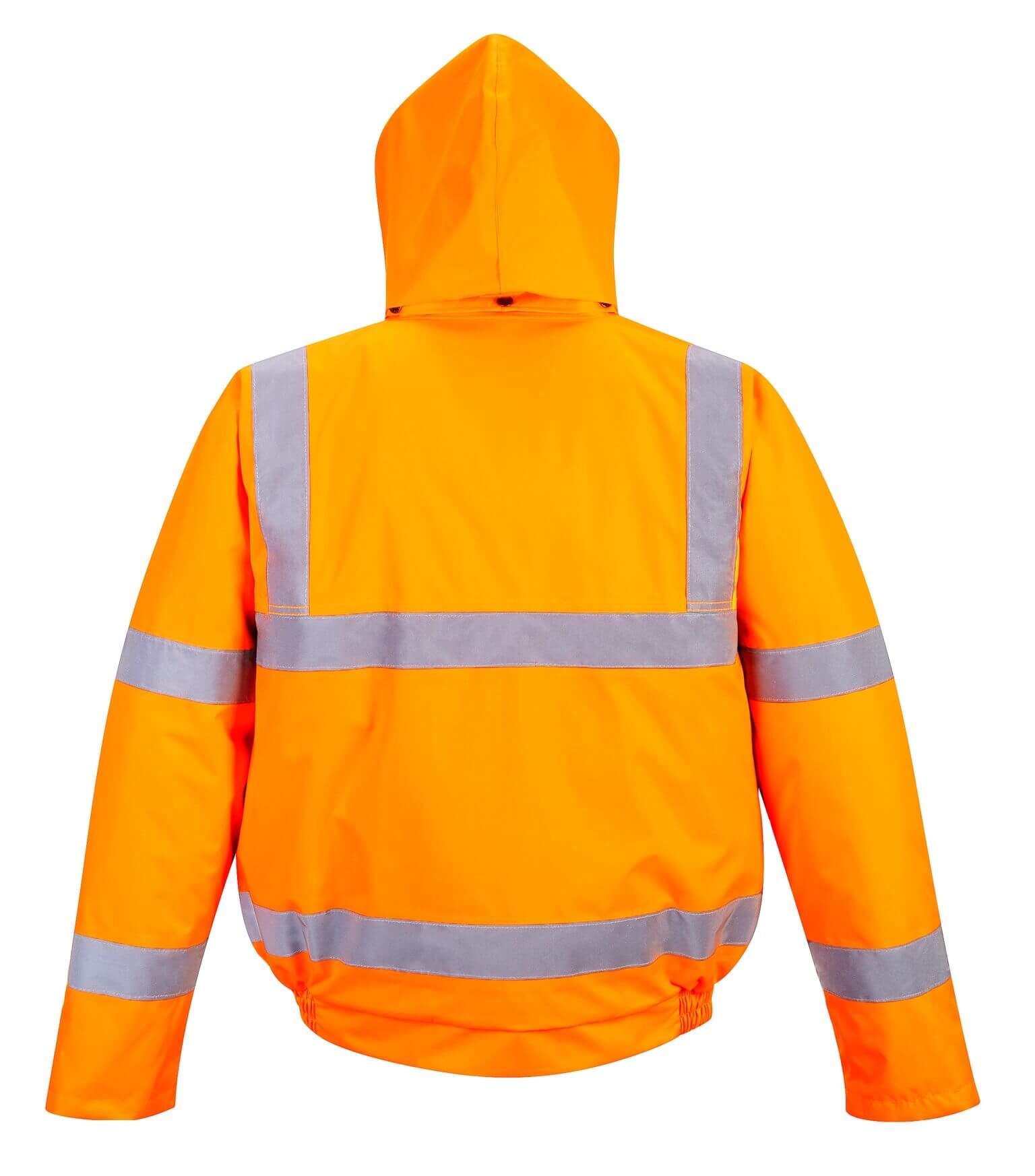 High Visibility Orange Bomber Jacket