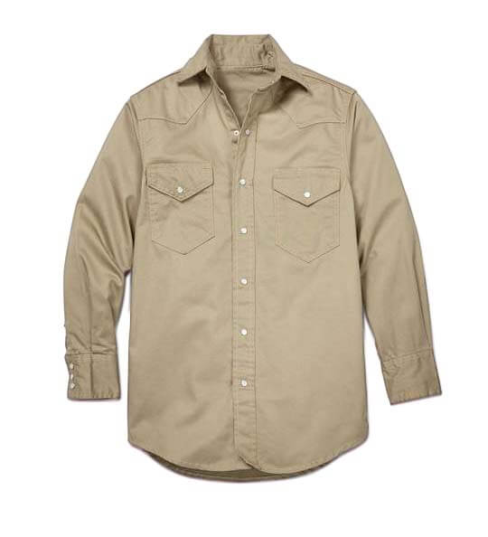 Flame Resistant 10 oz Heavyweight Work Shirt | Shirt | XL | Denim ...